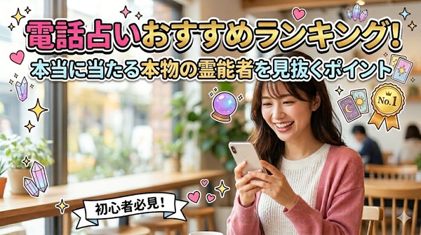 電話占いおすすめランキング！本当に当たる本物の占い師を見抜くポイント